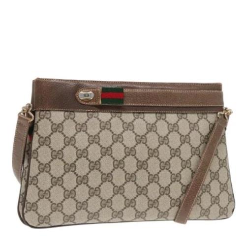 Gucci Vintage Pre-owned Laeder gucci-vskor Beige, Dam