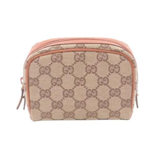 Gucci Vintage Pre-owned Laeder gucci-vskor Beige, Dam