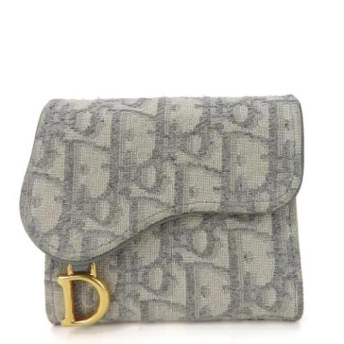 Dior Vintage Pre-owned Canvas plnbcker Gray, Dam