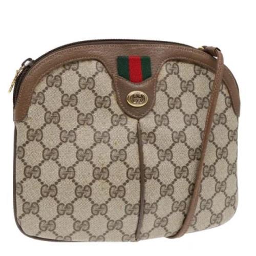 Gucci Vintage Pre-owned Laeder gucci-vskor Beige, Dam