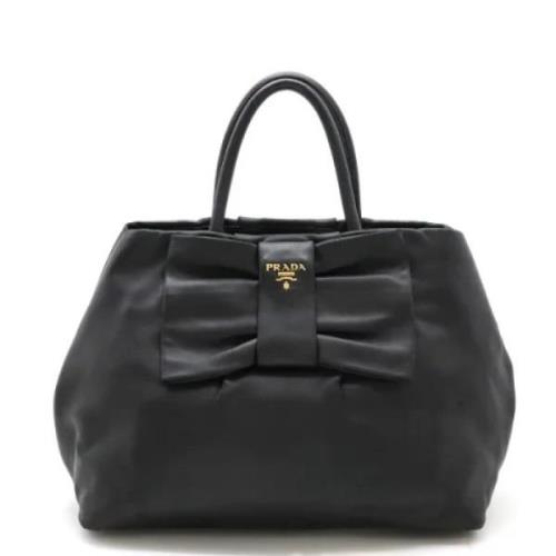 Prada Vintage Pre-owned Laeder handvskor Black, Dam