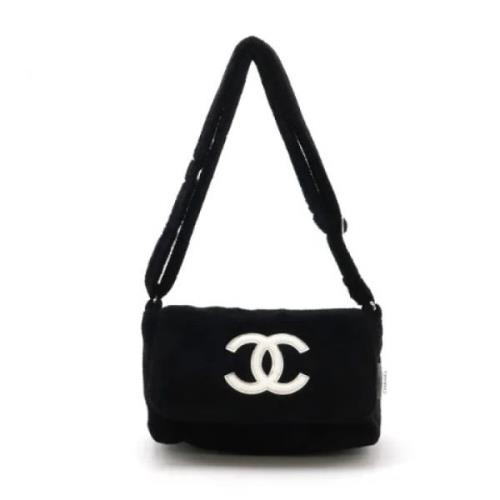 Chanel Vintage Pre-owned Canvas chanel-vskor Black, Dam