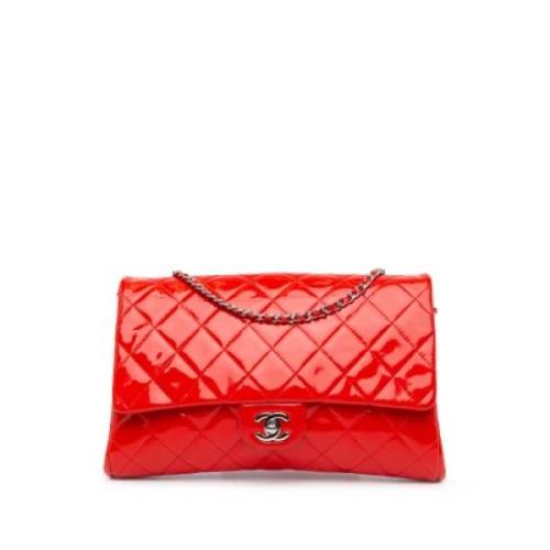 Chanel Vintage Pre-owned Laeder chanel-vskor Red, Dam