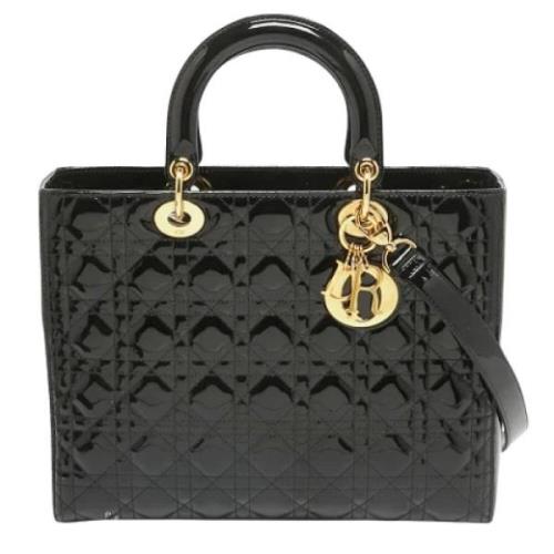 Dior Vintage Pre-owned Laeder totevskor Black, Dam