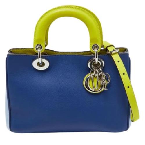 Dior Vintage Pre-owned Laeder totevskor Blue, Dam