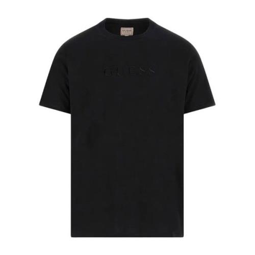 Guess Svart herr T-shirt Black, Herr