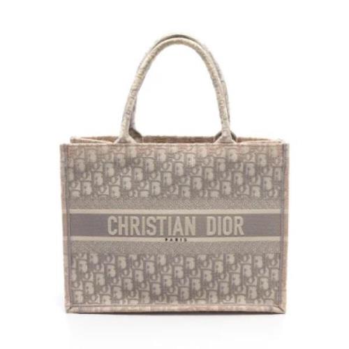 Dior Vintage Pre-owned Canvas handvskor Beige, Dam