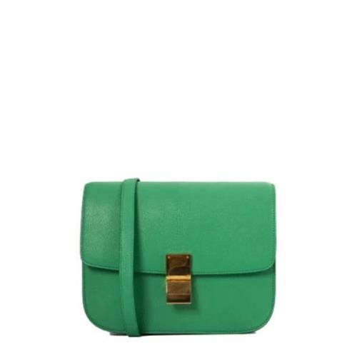 Celine Vintage Pre-owned Laeder celine-vskor Green, Dam