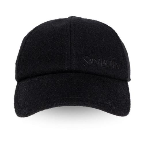 Saint Laurent Kashmirbasebollkeps Black, Dam