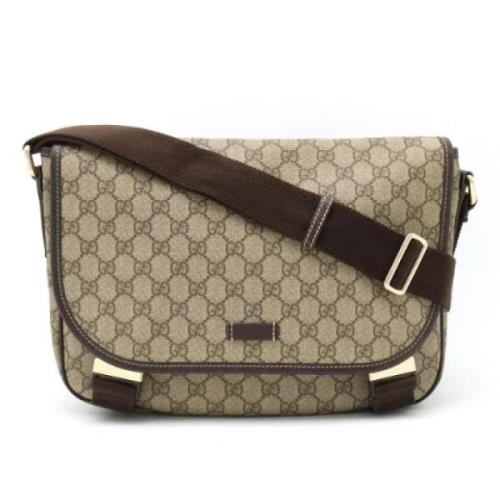 Gucci Vintage Pre-owned Canvas gucci-vskor Brown, Dam