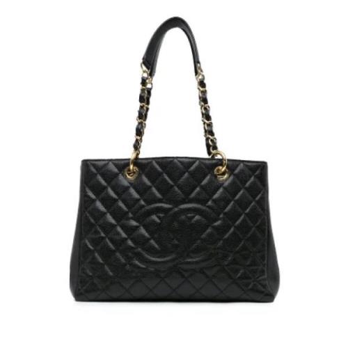 Chanel Vintage Pre-owned Laeder totevskor Black, Dam