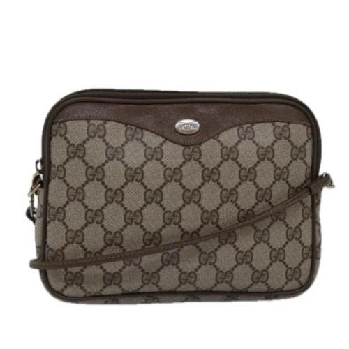 Gucci Vintage Pre-owned Laeder gucci-vskor Beige, Dam