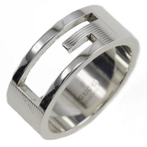 Gucci Vintage Pre-owned Silver ringar Gray, Dam