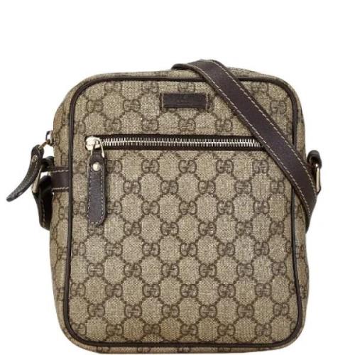 Gucci Vintage Pre-owned Canvas gucci-vskor Brown, Dam