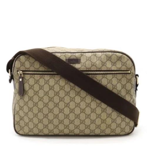 Gucci Vintage Pre-owned Canvas gucci-vskor Beige, Dam