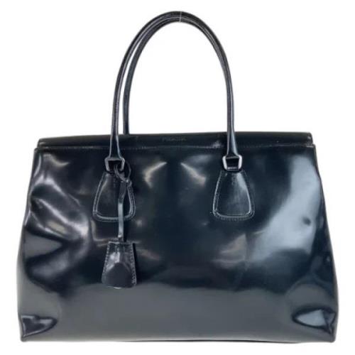 Prada Vintage Pre-owned Laeder totevskor Black, Dam