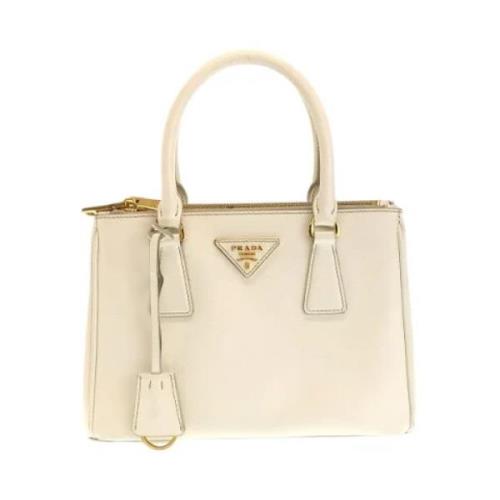 Prada Vintage Pre-owned Laeder totevskor Beige, Dam