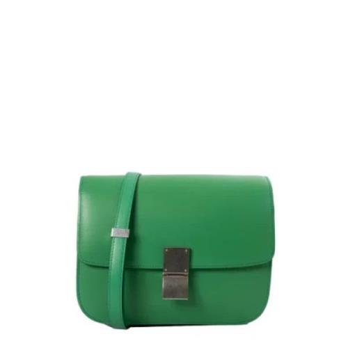 Celine Vintage Pre-owned Laeder celine-vskor Green, Dam