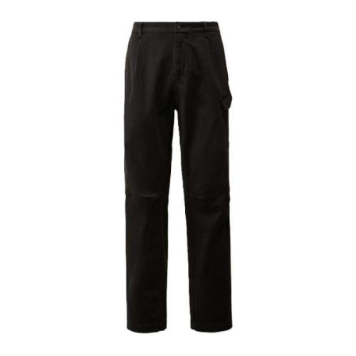 C.p. Company Svart löst passform stretch chino Black, Herr