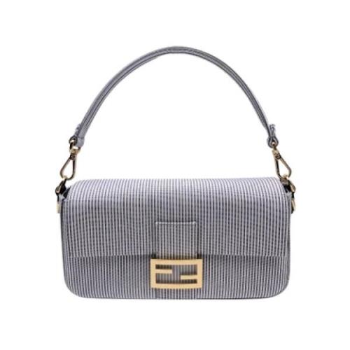 Fendi Vintage Pre-owned Laeder fendi-vskor Gray, Dam