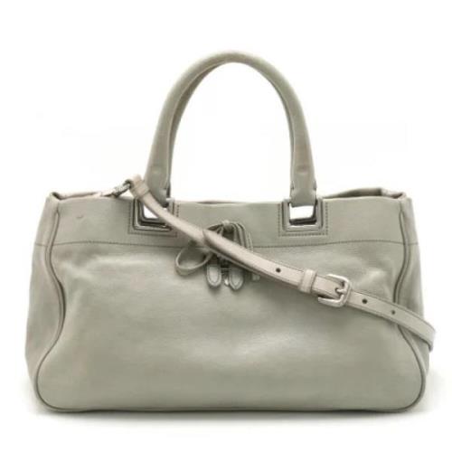 Prada Vintage Pre-owned Laeder prada-vskor Gray, Dam