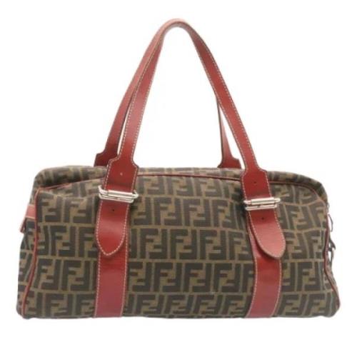 Fendi Vintage Pre-owned Canvas fendi-vskor Brown, Dam