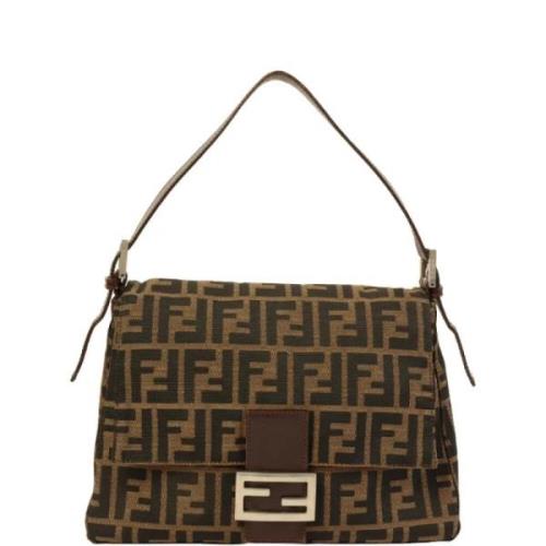 Fendi Vintage Pre-owned Tyg fendi-vskor Brown, Dam