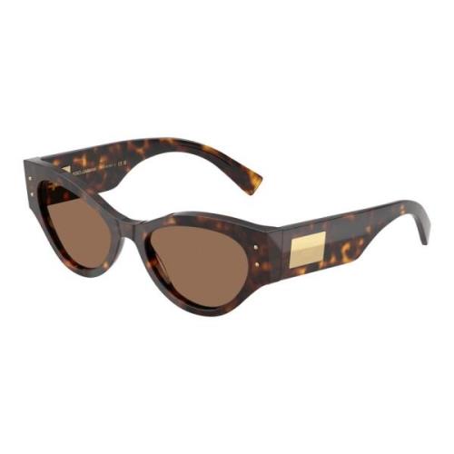 Dolce & Gabbana Stiliga solglasögon Dg4480 i brun Brown, Dam