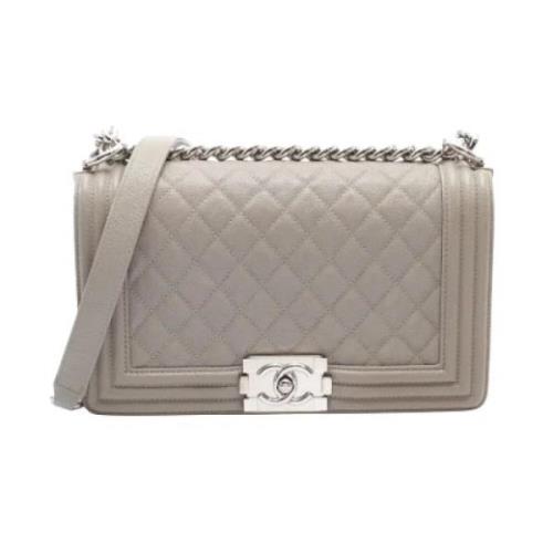 Chanel Vintage Pre-owned Laeder balenciaga-vskor Beige, Dam