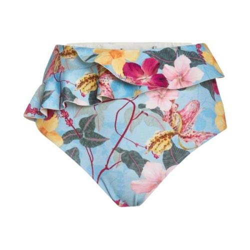 Patbo Celeste Bikiniunderdel med Blommigt Tryck Multicolor, Dam