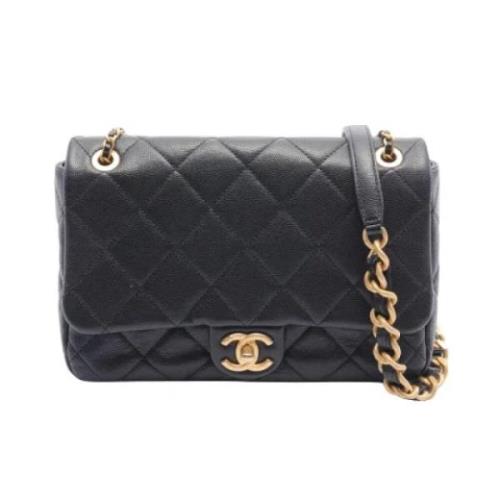 Chanel Vintage Pre-owned Laeder chanel-vskor Black, Dam