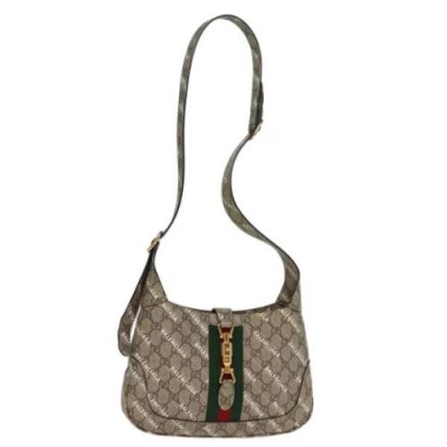 Gucci Vintage Pre-owned Canvas gucci-vskor Beige, Dam