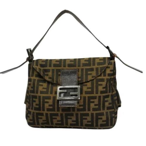 Fendi Vintage Pre-owned Canvas fendi-vskor Brown, Dam