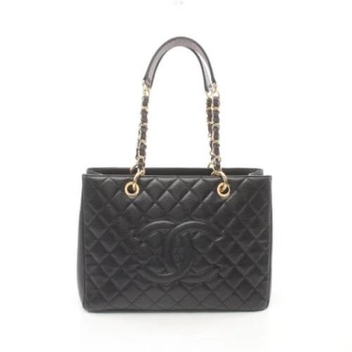 Chanel Vintage Pre-owned Tyg chanel-vskor Black, Dam