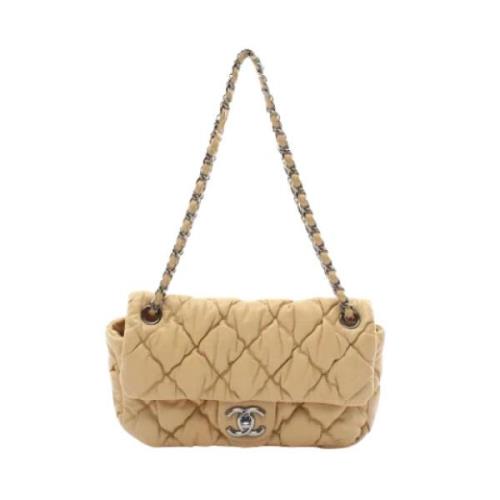 Chanel Vintage Pre-owned Laeder chanel-vskor Beige, Dam