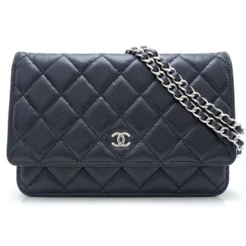 Chanel Vintage Pre-owned Laeder chanel-vskor Black, Dam