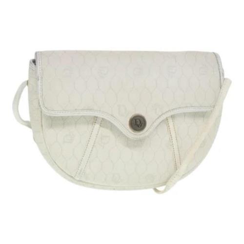 Dior Vintage Pre-owned Canvas dior-vskor White, Dam