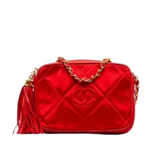 Chanel Vintage Pre-owned Laeder handvskor Red, Dam