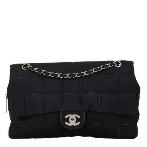 Chanel Vintage Pre-owned Canvas chanel-vskor Black, Dam