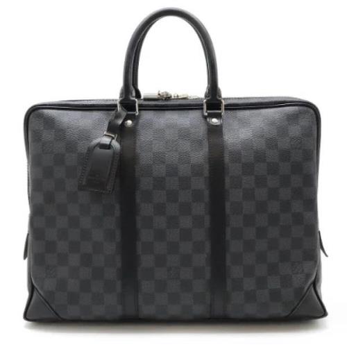 Louis Vuitton Vintage Pre-owned Canvas louis-vuitton-vskor Gray, Herr