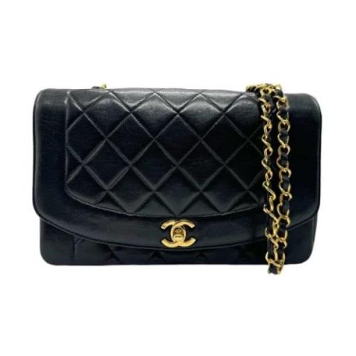 Chanel Vintage Pre-owned Laeder axelremsvskor Black, Dam