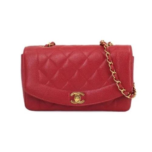 Chanel Vintage Pre-owned Laeder chanel-vskor Red, Dam