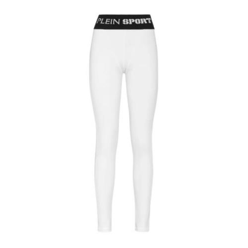 Plein Sport Vita Push-Up Leggings White, Dam