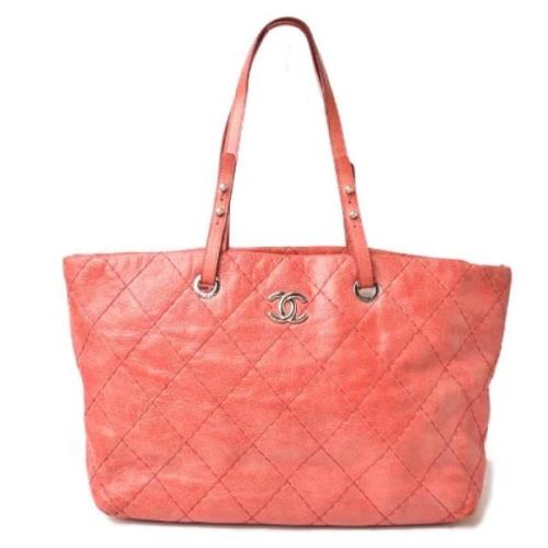 Chanel Vintage Pre-owned Laeder chanel-vskor Pink, Dam