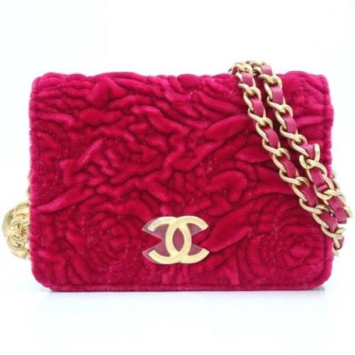 Chanel Vintage Pre-owned Canvas chanel-vskor Pink, Dam