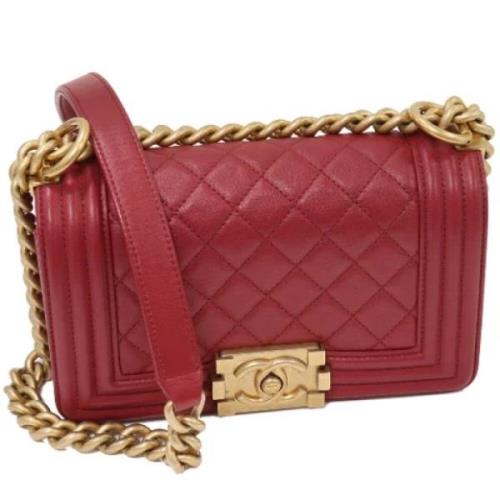 Chanel Vintage Pre-owned Laeder chanel-vskor Red, Dam