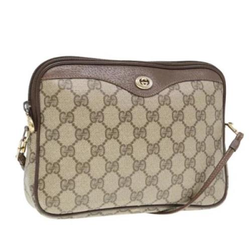 Gucci Vintage Pre-owned Laeder gucci-vskor Beige, Dam