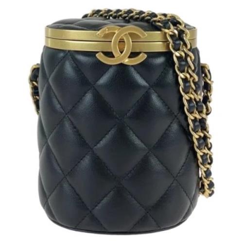 Chanel Vintage Pre-owned Laeder handvskor Black, Dam