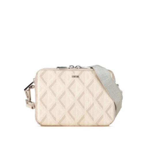 Dior Vintage Pre-owned Canvas axelremsvskor Beige, Dam