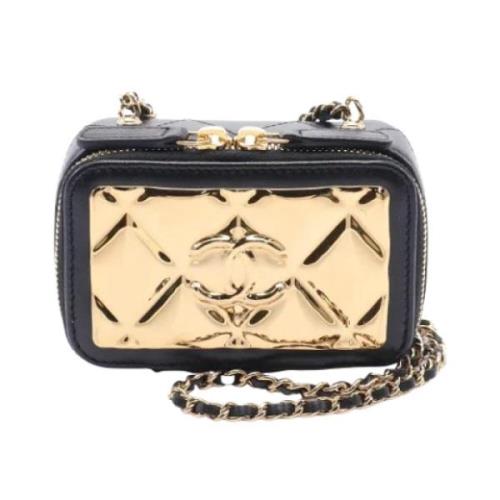 Chanel Vintage Pre-owned Laeder axelremsvskor Black, Dam